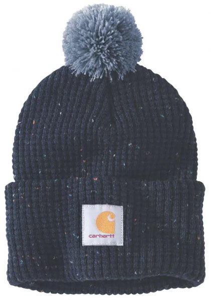 Carhartt ニット製ポンポン付ビーニー/スティール/サンセットネップ/レディース/フリーサイズ Style # 104935