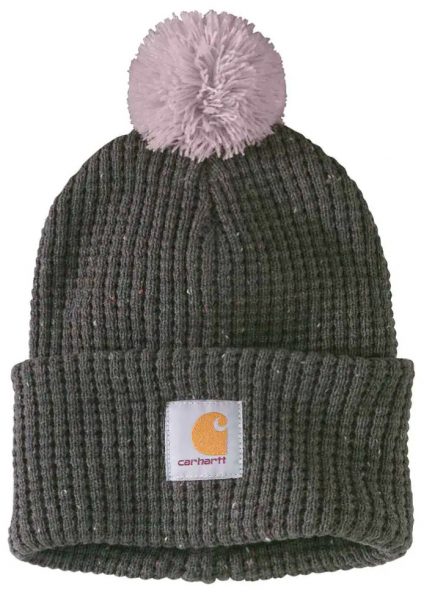 Carhartt ニット製ポンポン付ビーニー/スティール/サンセットネップ/レディース/フリーサイズ Style # 104935