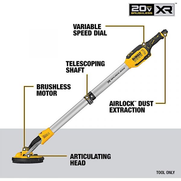 DeWalt 20V MAX ドライウォールサンダー