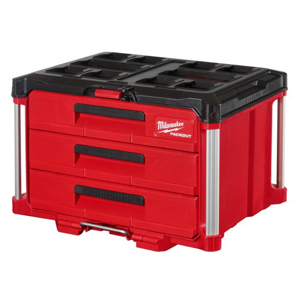 Milwaukee PACKOUT 3段引き出し式ツールボックス