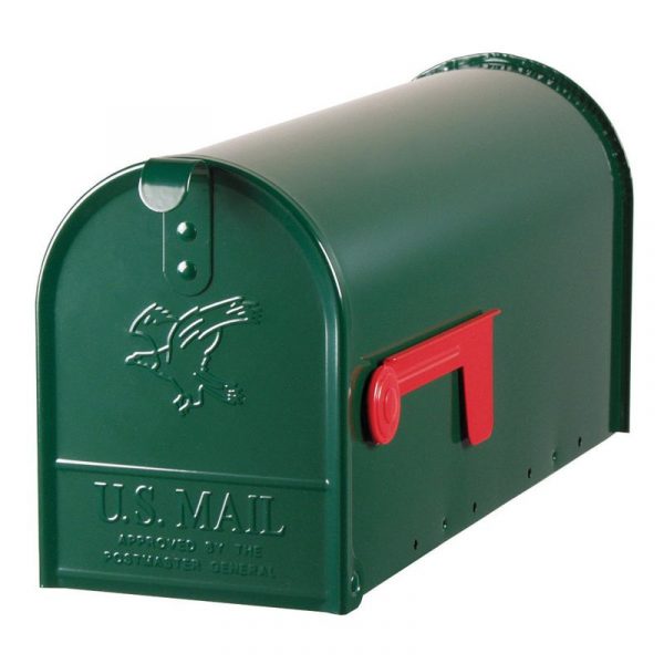 Gibraltar Mailboxes Elite 支柱設置式メールボックス グリーン