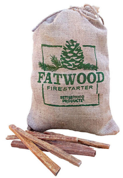 Better Wood Products Fatwood 松樹脂スティックファイヤースターター
