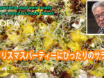 ハワイ島に住んでるDEREKさんが紹介 クリスマスパーティーにぴったりのサラダ