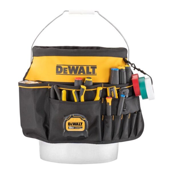 プラスチックのバケツに被せて　DEWALT バケツ用オーガナイザー