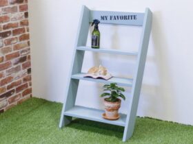 立てかけるだけのシンプルな小物棚　ラダーシェルフの作り方