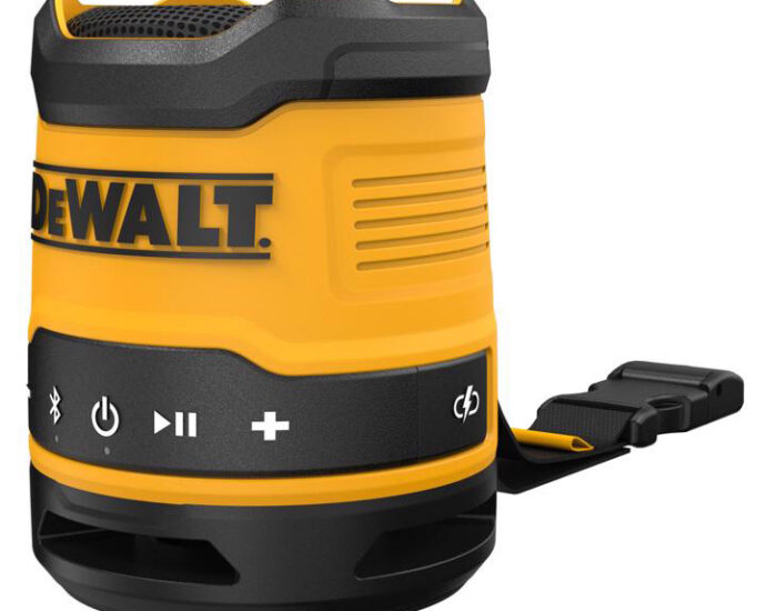 イエローがかわいい　DeWalt Bluetooth対応ポータブルスピーカー