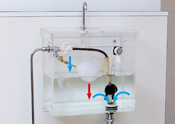 水洗トイレ　水が出ないときの修理方法