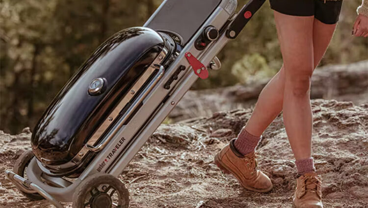Weber Travelerポータブルグリル ブラック