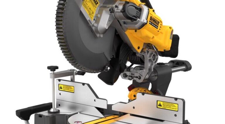 DeWalt Flexvolt デュアルベベルスライド式マイターソー