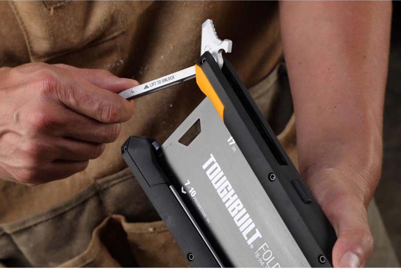 斬新なデザインの両刃のこぎり　ToughBuilt 折り畳み式プルソー