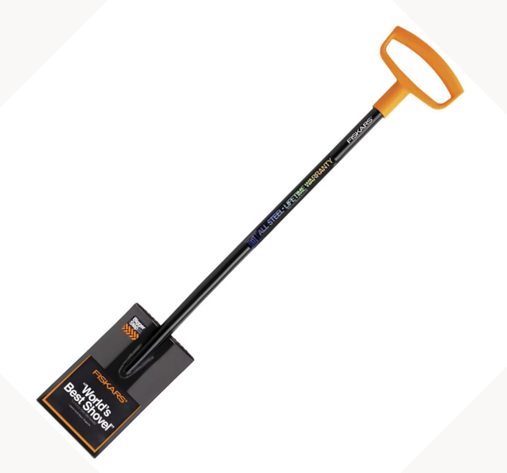 フィンランドのFiskars 村生まれ Fiskars D型ハンドルシャベル
