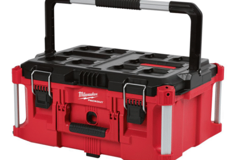モジュール式 Milwaukee PACKOUT 耐衝撃性ツールボックス ラージ
