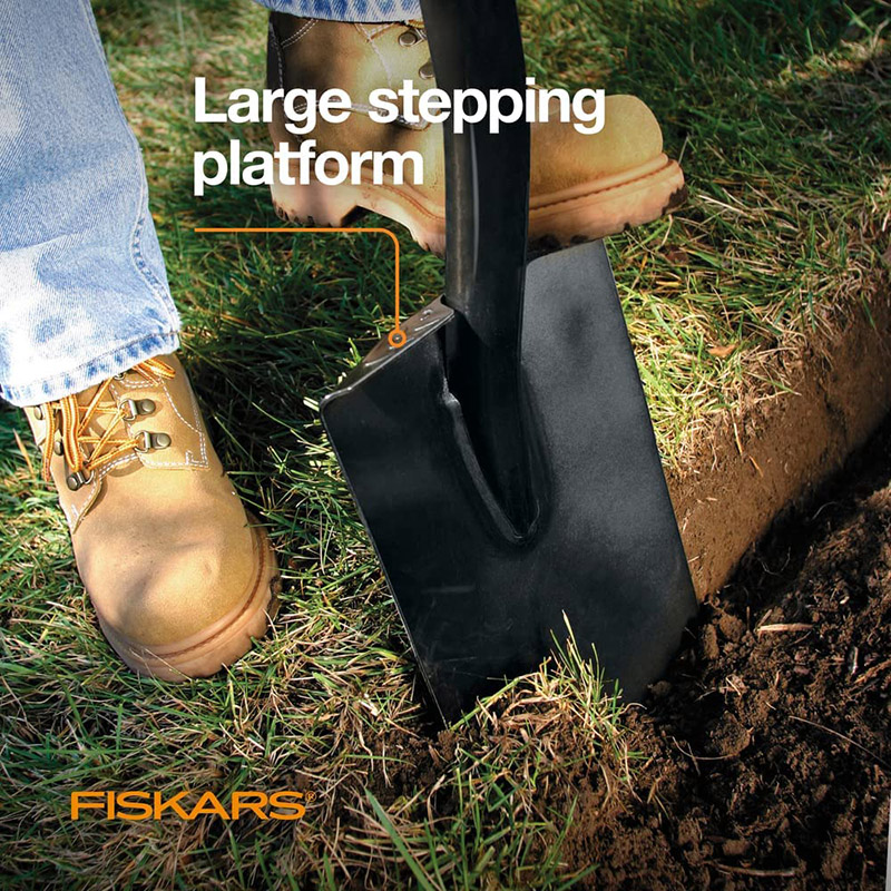 フィンランドのFiskars 村生まれ Fiskars D型ハンドルシャベル