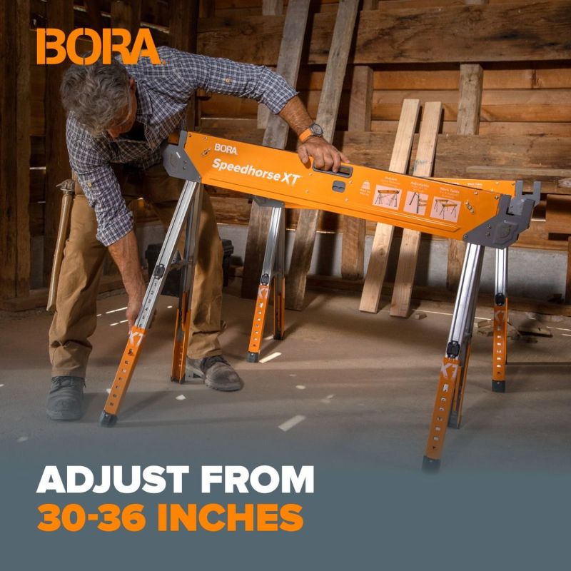 各足を異なる高さに調節 Bora Speedhorse 調節式ソーホース