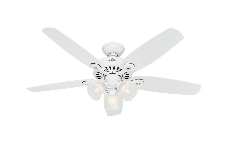 Hunter Fan Builder Plus シーリングファン 52インチ ホワイト