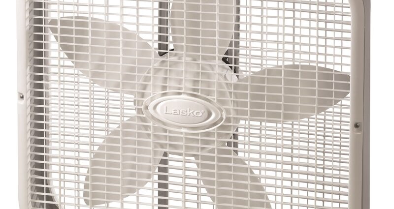 コンパクトデザイン LASKO ボックスファン 3スピード 20インチ