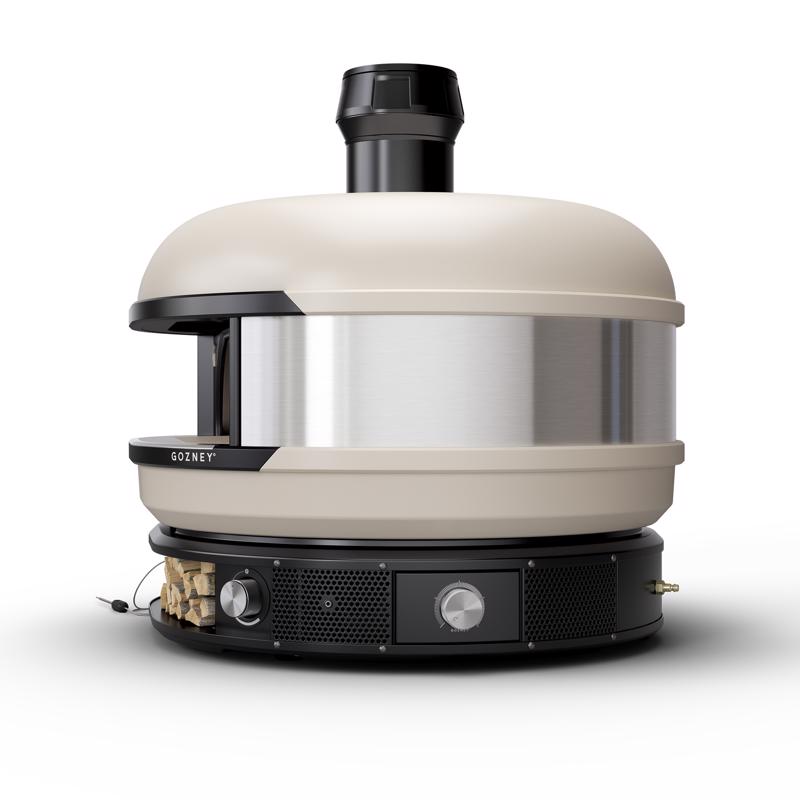 ２つの燃料　Gozney Dome プロパンガス＆薪式屋外用ピザオーブン