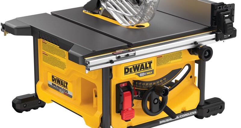工房に設置したい　DeWalt 60V MAX FlexVolt テーブルソー
