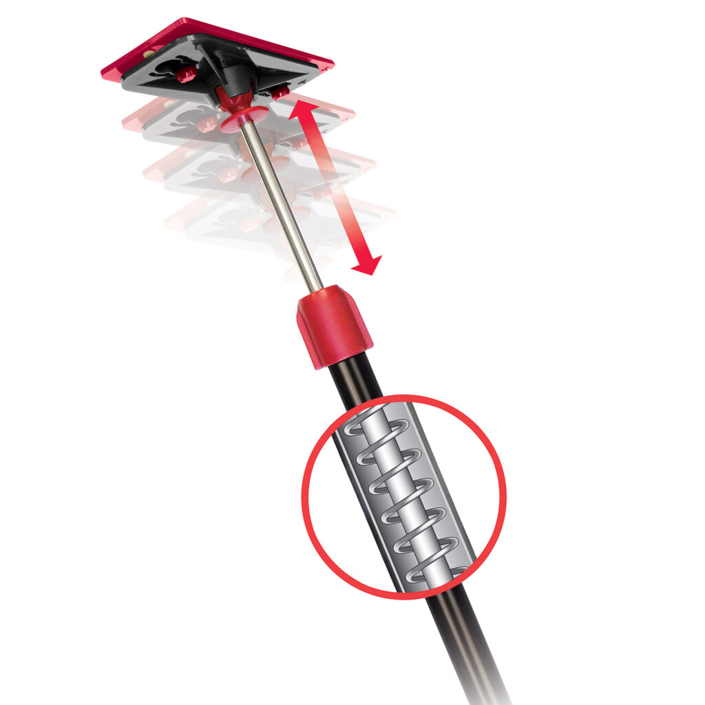 養生が簡単！　ZIPWALL SLPポール 3.6M 2本入り