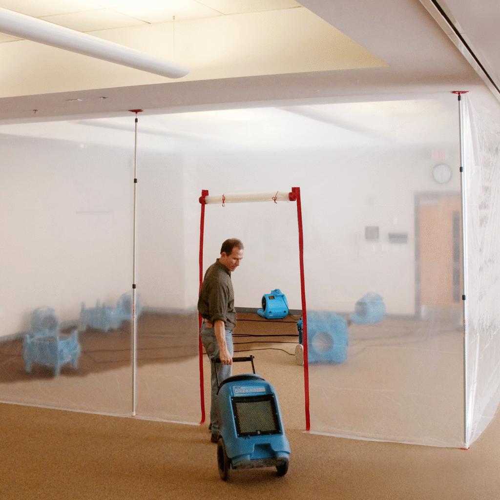 養生が簡単！　ZIPWALL SLPポール 3.6M 2本入り