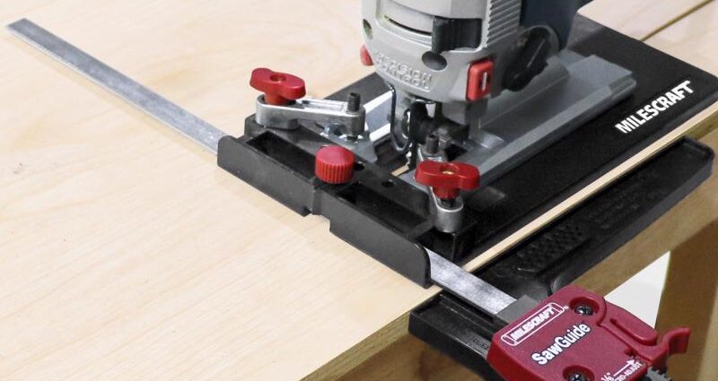 正確にカット Milescraft 丸鋸＆ジグソー用ガイド (14030003)