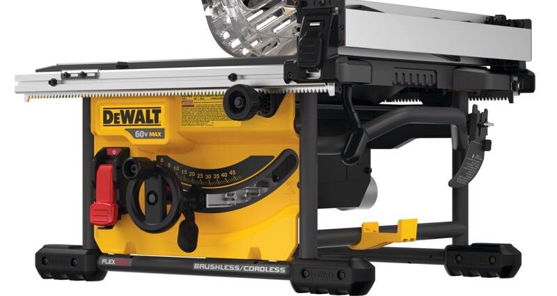 バッテリータイプ DeWalt 60V 8-1/4インチ テーブルソー