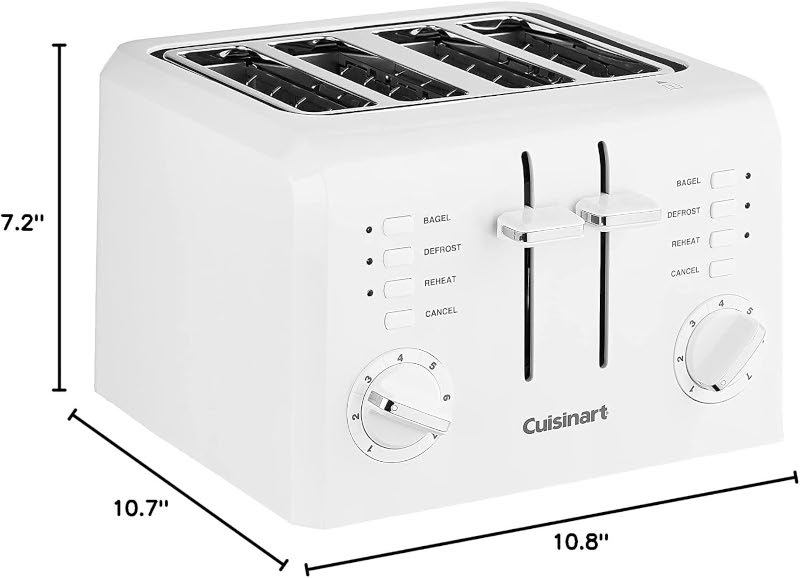 一度に4枚 Cuisinart 4スロット式トースター