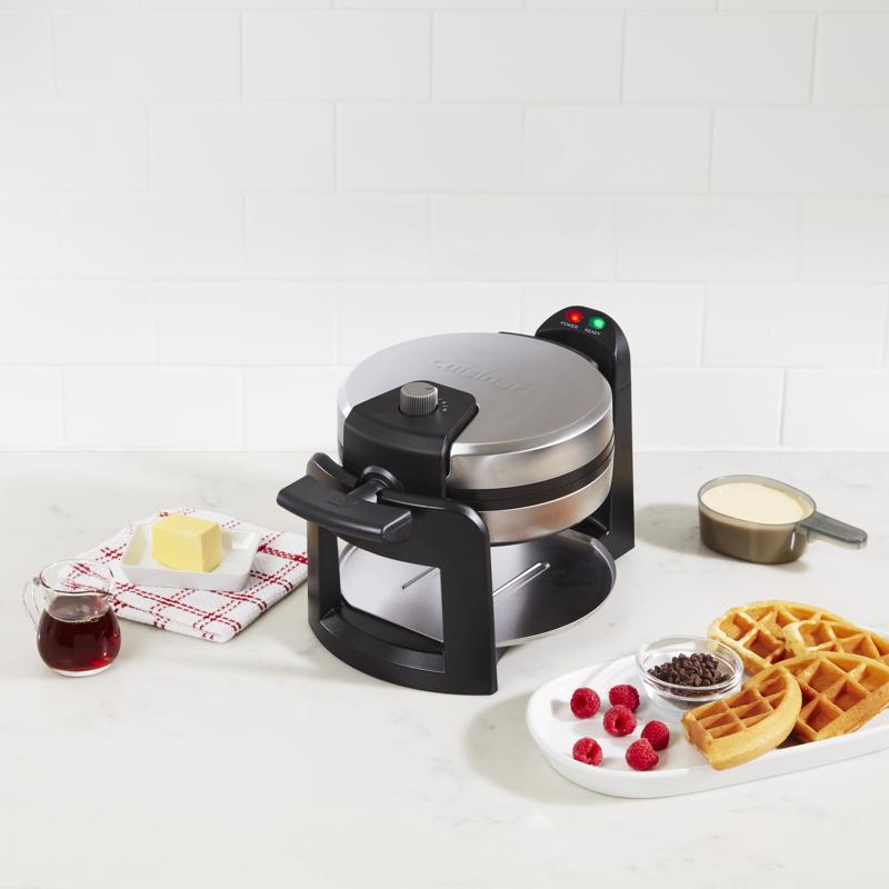 ふわふわベルギーワッフル Cuisinart 回転式ワッフルメーカー