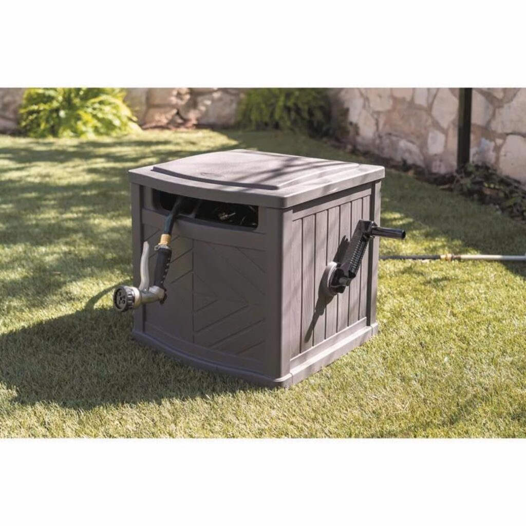 Suncast フリースタンディング 収納式ホースリール( CPLPDH150P)