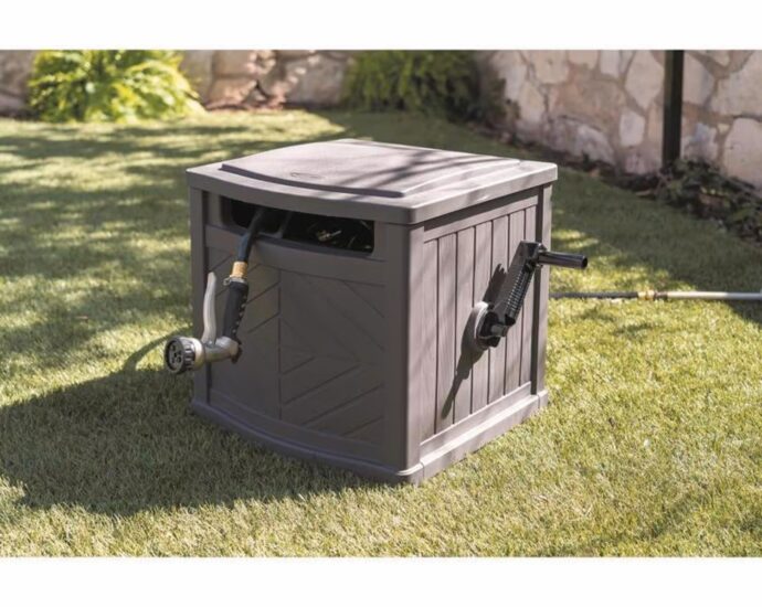 Suncast フリースタンディング 収納式ホースリール( CPLPDH150P)