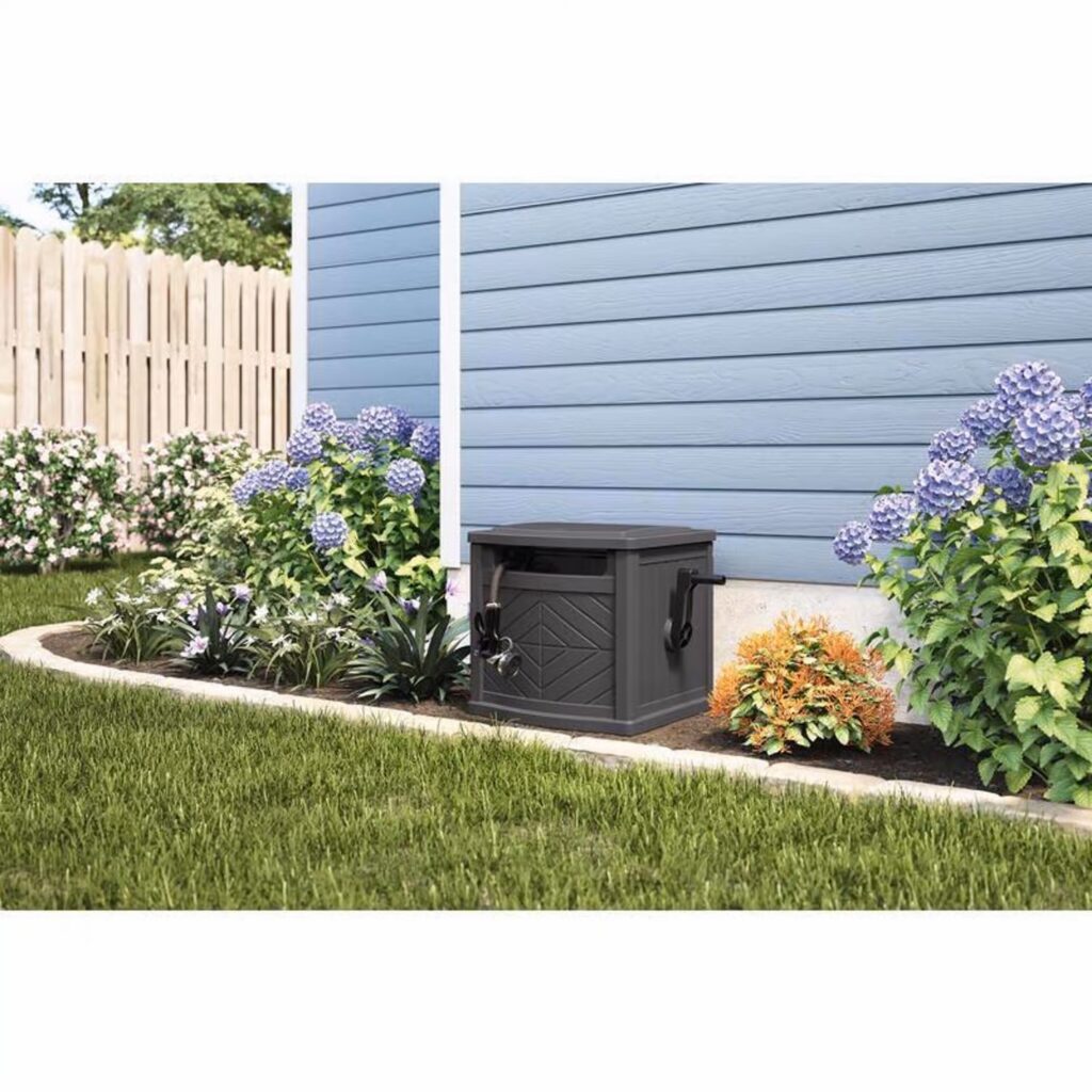 Suncast フリースタンディング 収納式ホースリール( CPLPDH150P)