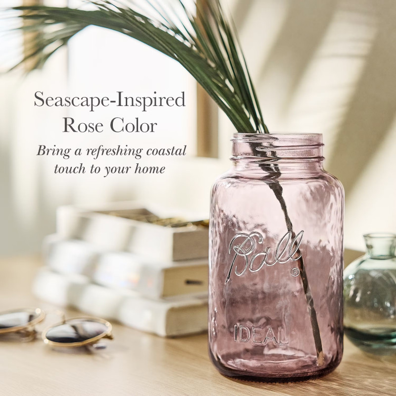 Ball キャニングジャー レギュラーマウス ローズ 4個入