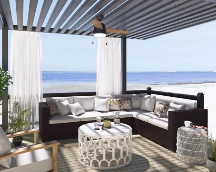 Hunter Aker 52インチ シーリングファン(50386)