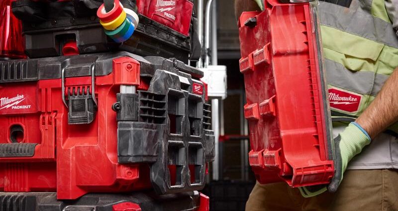 Milwaukee ツールボックスアタッチメント 壁掛けプレート(48-22-8608)