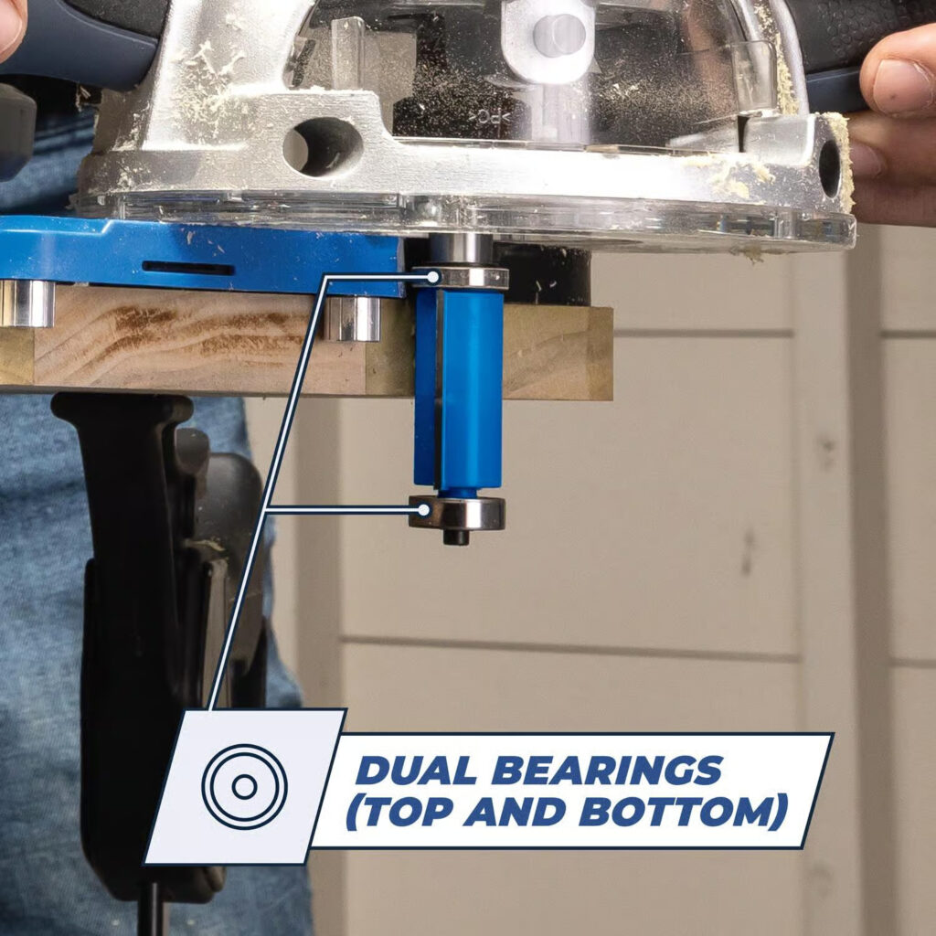 Kreg フラッシュトリム ルータービット 1/2(PRS500)