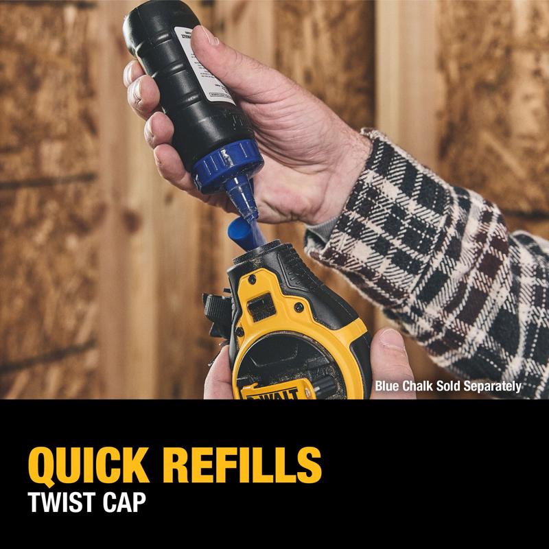 細い線も描ける　DeWalt チョークラインリール (DWHT48333)