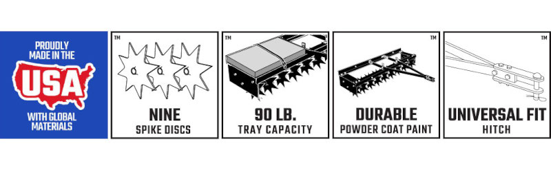 芝生に空気を入れる Craftsman スパイクエアレーター