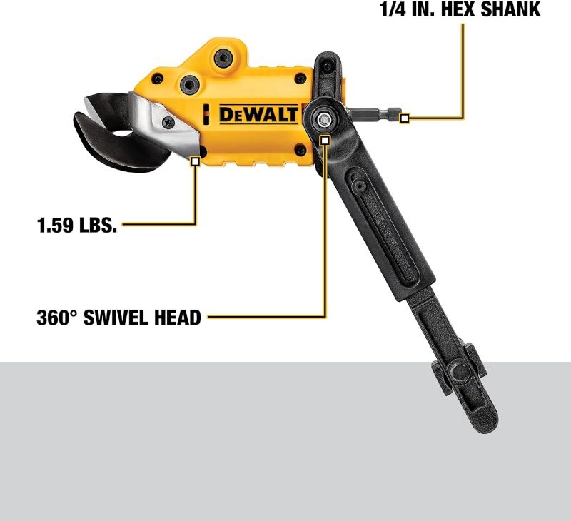 DeWalt パワーシャーアタッチメント (DWASHRIR)