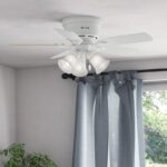 Hunter シーリングファン ホワイト 42インチ (51059)