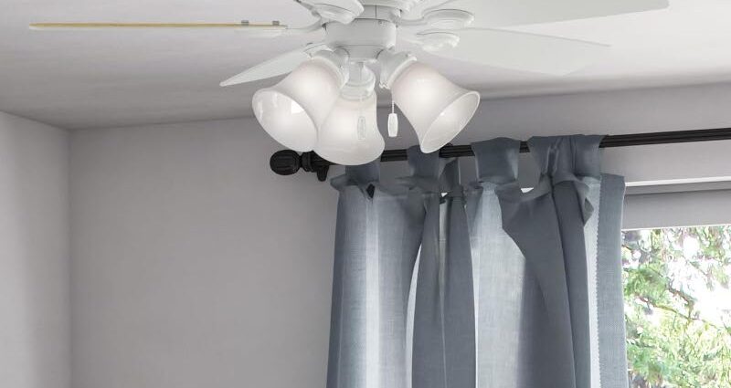 Hunter シーリングファン ホワイト 42インチ (51059)