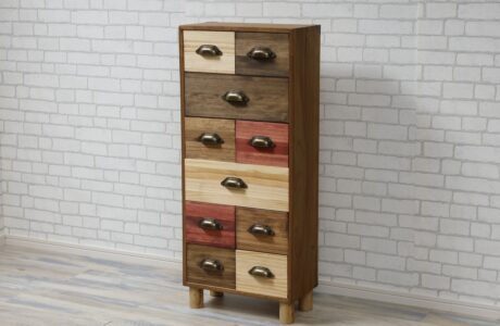 桐衣装箱を引き出し収納にリモデル