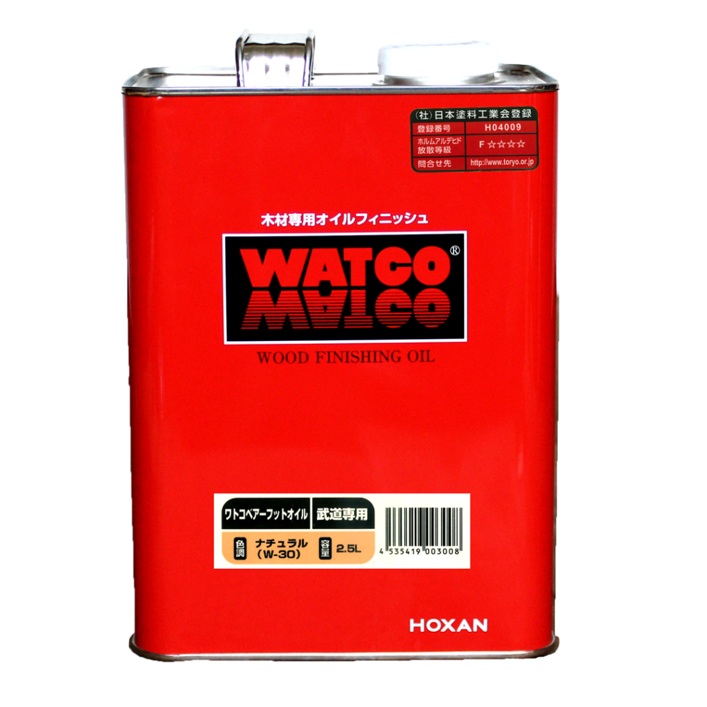武道場床専用  ワトコベアーフットオイル（W-30）