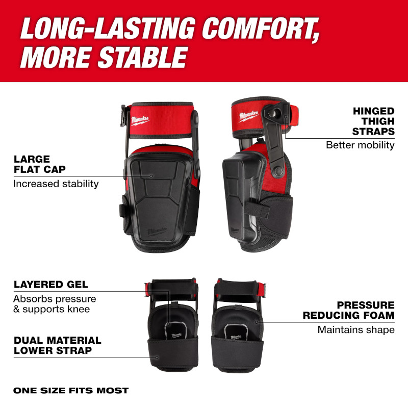 Milwaukee Stabilizer Performance ニーパッド (48-73-6051)
