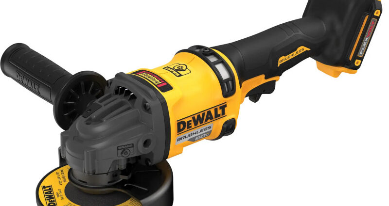 DEWALT 60V MAX ブレーキ付アングルグラインダー 本体のみ (DCG418B)
