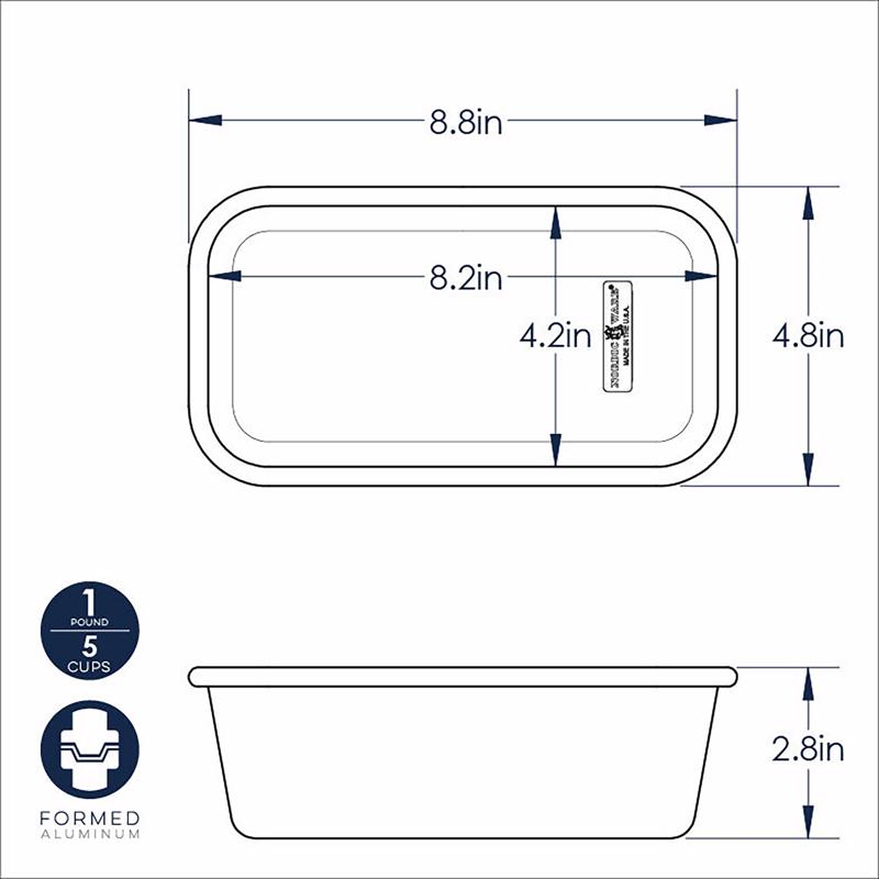 キッチンの必需品 Nordic Ware ローフパン (45910)