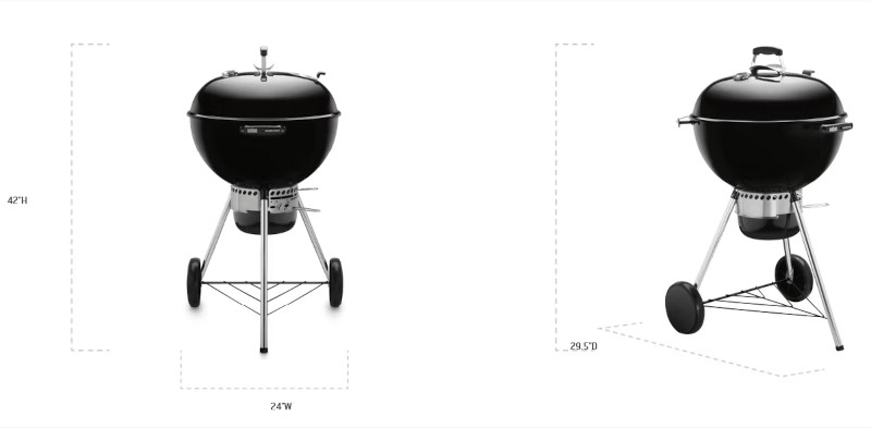 Weber Master-Touch チャコールグリル オーシャンブルー (14516001)