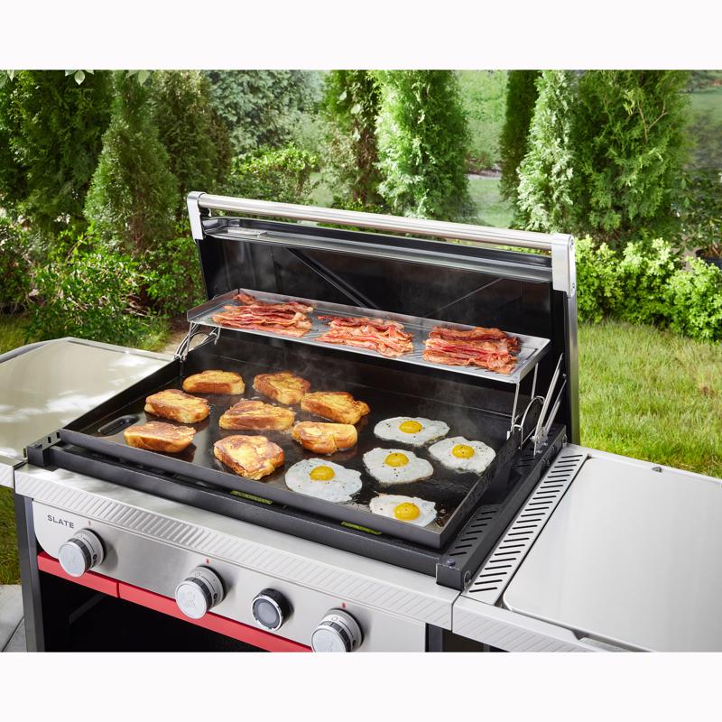 Weber 30インチ Slateグリドル用スティール製保温ラック