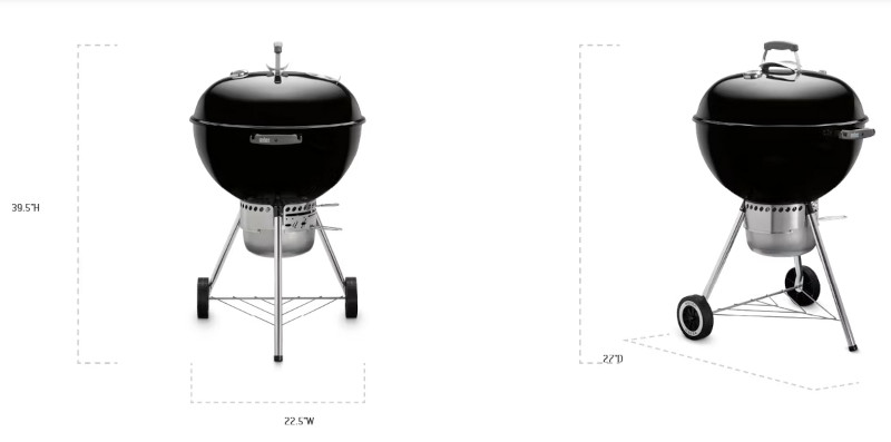 Weber Original Kettle Premium チャコールグリル コッパー (14402001)