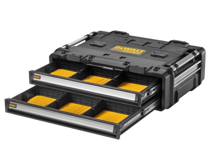 DEWALT ToughSystem 2.0 DXL 二段式浅型引き出しツールボックス (DWST08520)
