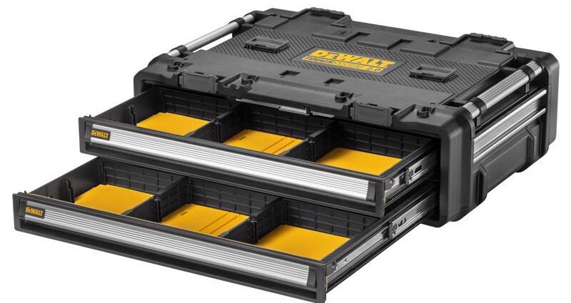 DEWALT ToughSystem 2.0 DXL 二段式浅型引き出しツールボックス (DWST08520)